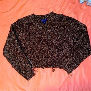 brown sweater
